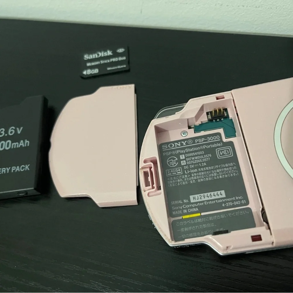 Sony Handheld Console in Pink